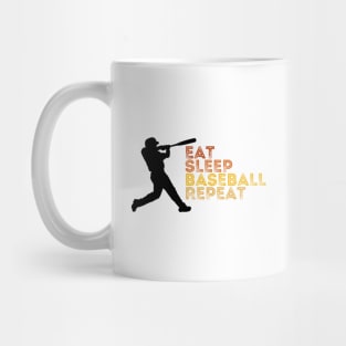 Eat Sleep Baseball Repeat Mug